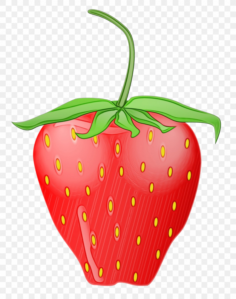Strawberry, PNG, 958x1215px, Watercolor, Accessory Fruit, Flower, Fruit, Natural Foods Download Free