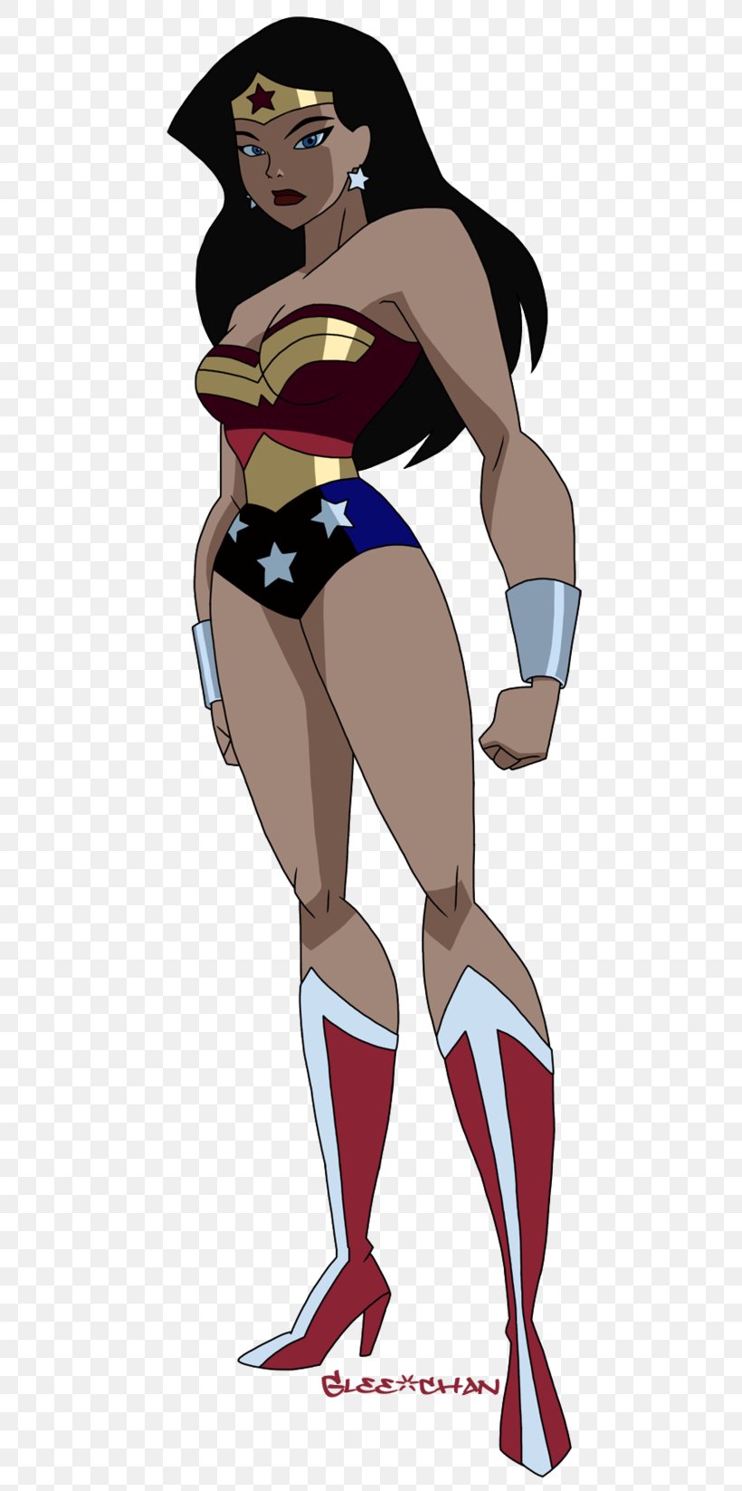 Susan Eisenberg Justice League Unlimited Wonder Woman Black Canary Superhero, PNG, 485x1647px, Watercolor, Cartoon, Flower, Frame, Heart Download Free