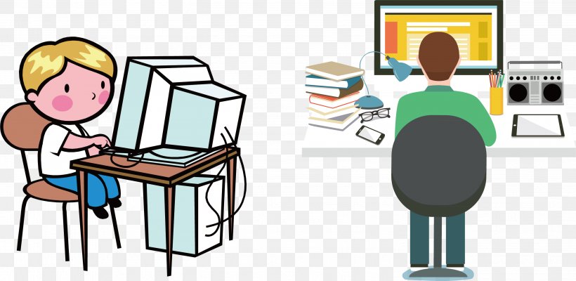 Writing Office Desk Tutor Learning, PNG, 2948x1439px, Writing, Area, Cartoon, Chair, Communication Download Free