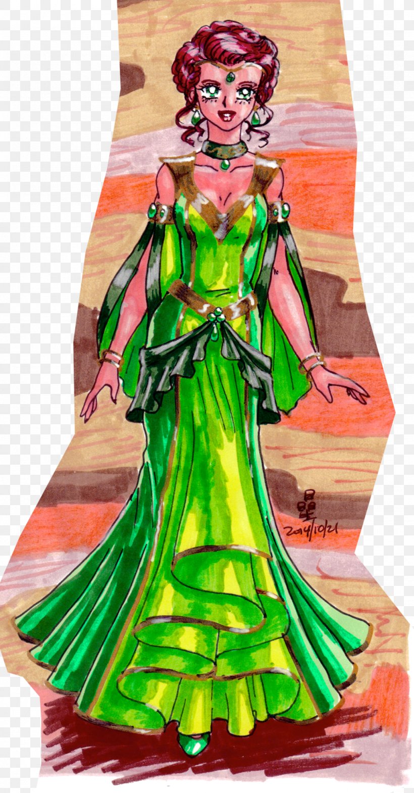 Costume Design Dress Character, PNG, 1024x1961px, Costume Design, Art, Character, Costume, Dress Download Free