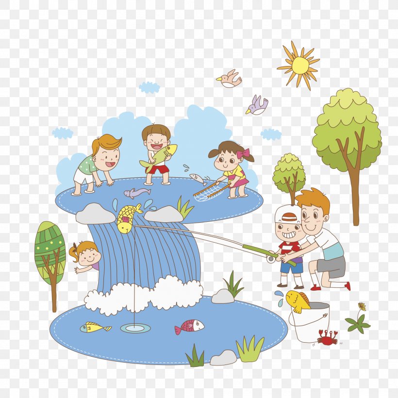 Fishing Angling Illustration, PNG, 1869x1869px, Fishing, Angling, Area, Art, Cartoon Download Free