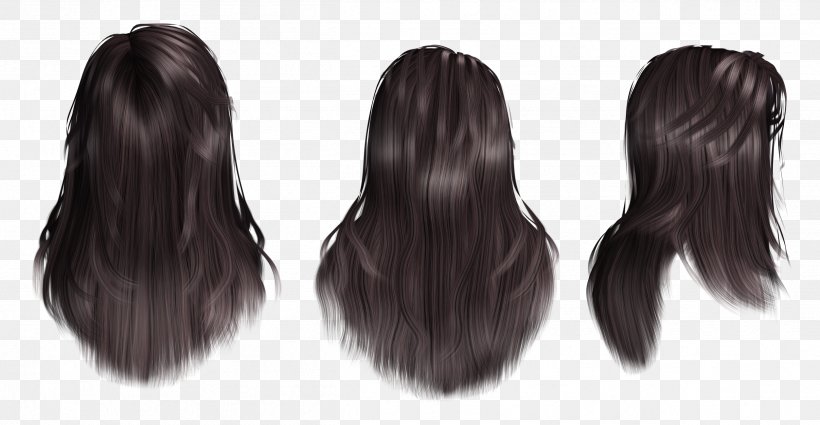 Hairstyle Wig Black Hair Long Hair, PNG, 2506x1299px, Hair, Black Hair, Brown Hair, Capelli, Hair Coloring Download Free