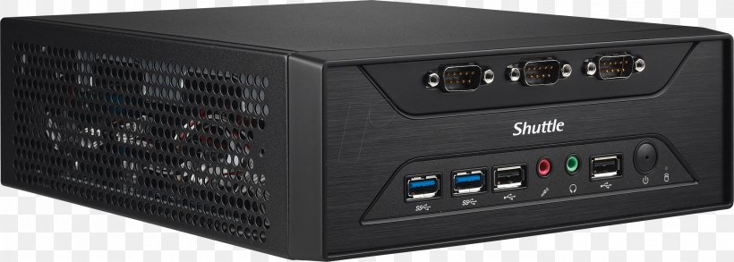 Intel Barebone Computers Shuttle Inc. Small Form Factor Personal Computer, PNG, 2772x993px, Intel, Audio, Audio Receiver, Barebone Computers, Celeron Download Free