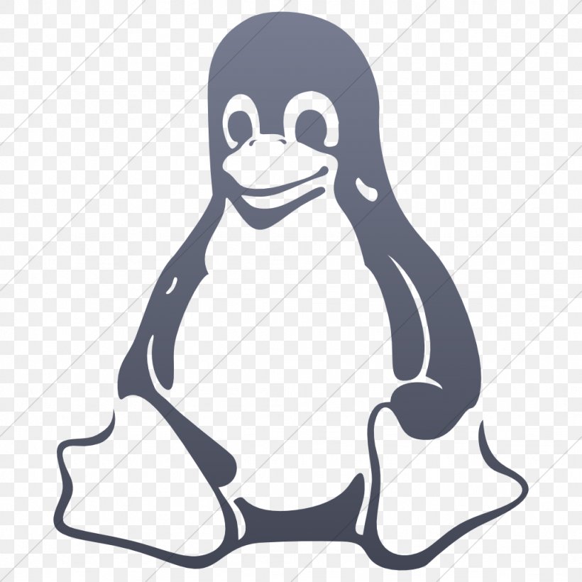 Linux, PNG, 1024x1024px, Linux, Beak, Bird, Black And White, Cartoon Download Free