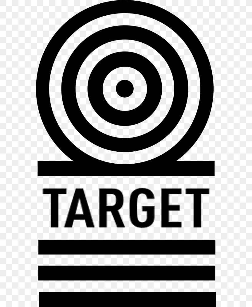 Logo Target Corporation Brand Graphic Design, PNG, 586x1000px, Logo, Area, Black And White, Brand, Colin Baker Download Free