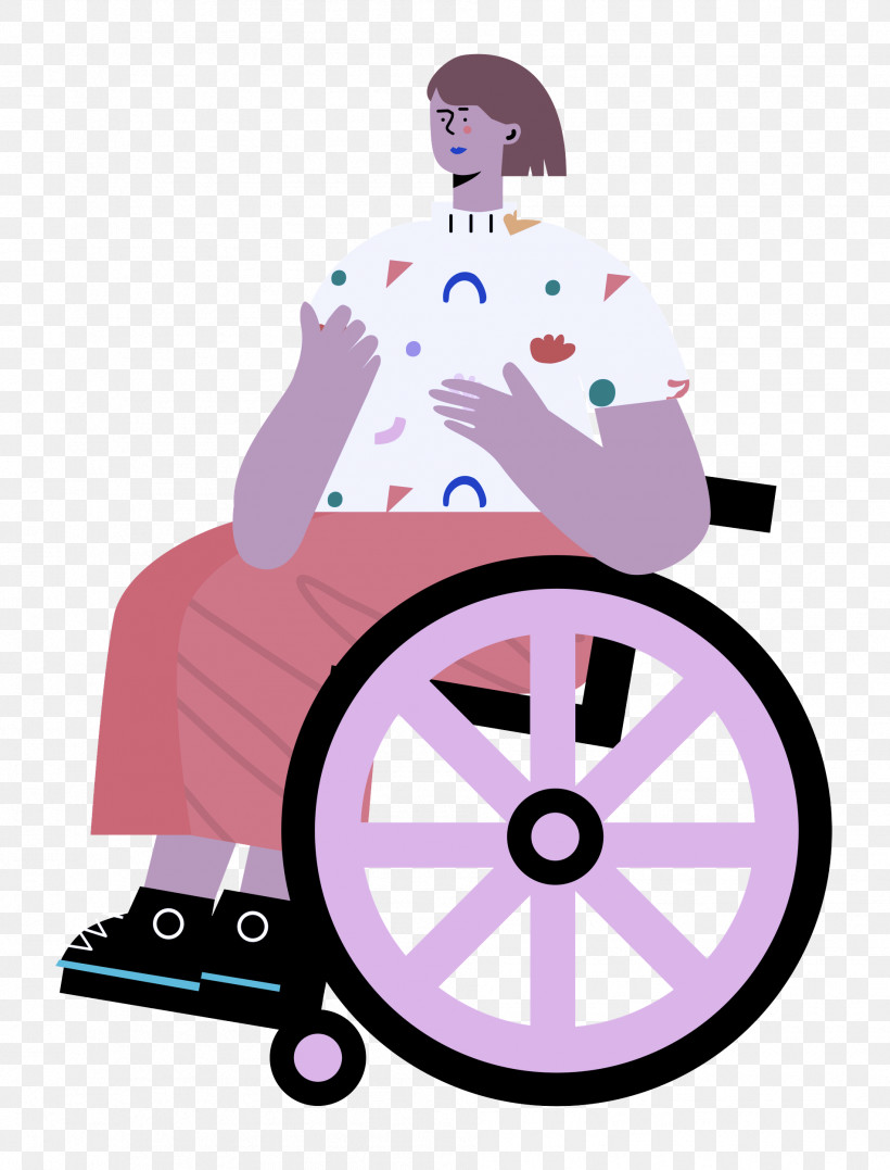 Sitting On Wheelchair Woman Lady, PNG, 1903x2500px, Woman, Cartoon, Drawing, La Familia Telerin, Lady Download Free