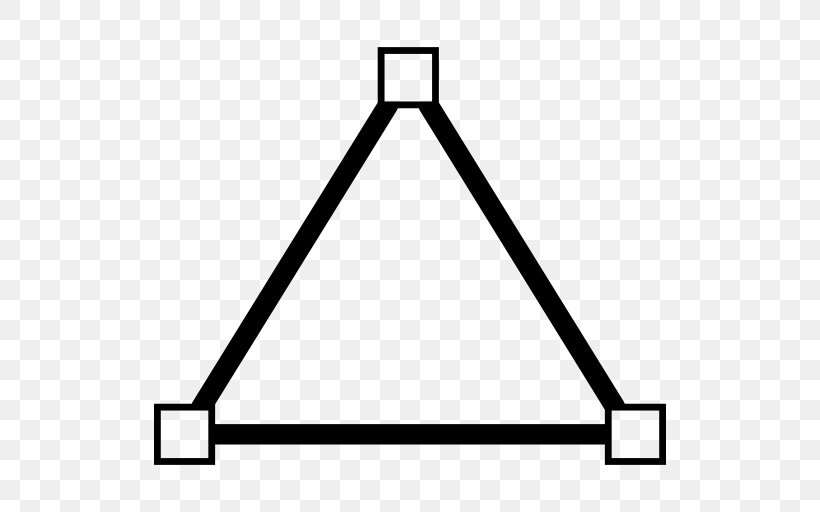 Triangle Download Shape, PNG, 512x512px, Triangle, Area, Black, Black And White, Geometric Shape Download Free