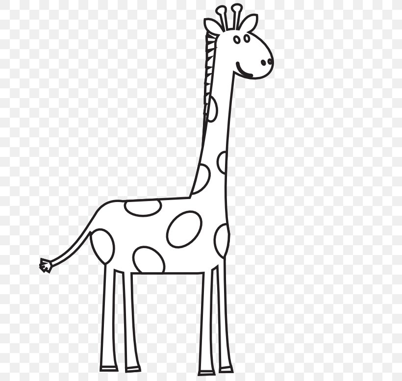 Giraffe White Free Content Clip Art, PNG, 777x777px, Giraffe, Animal Figure, Area, Black, Black And White Download Free