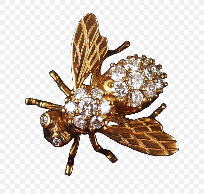 Brooch Honey Bee Jewellery Diamond Estate Jewelry, PNG, 2199x2098px, Brooch, Arnold Jewelers, Arthropod, Bee, Body Jewellery Download Free