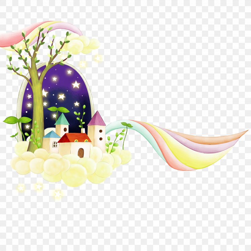 Cartoon Rainbow Illustration, PNG, 3000x3000px, Cartoon, Advertising, Clip Art, Color, Easter Download Free