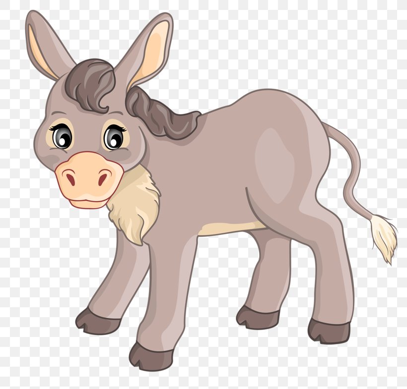 Donkey Mule Drawing Clip Art, PNG, 800x785px, Donkey, Animal, Animal Figure, Cartoon, Cattle Like Mammal Download Free