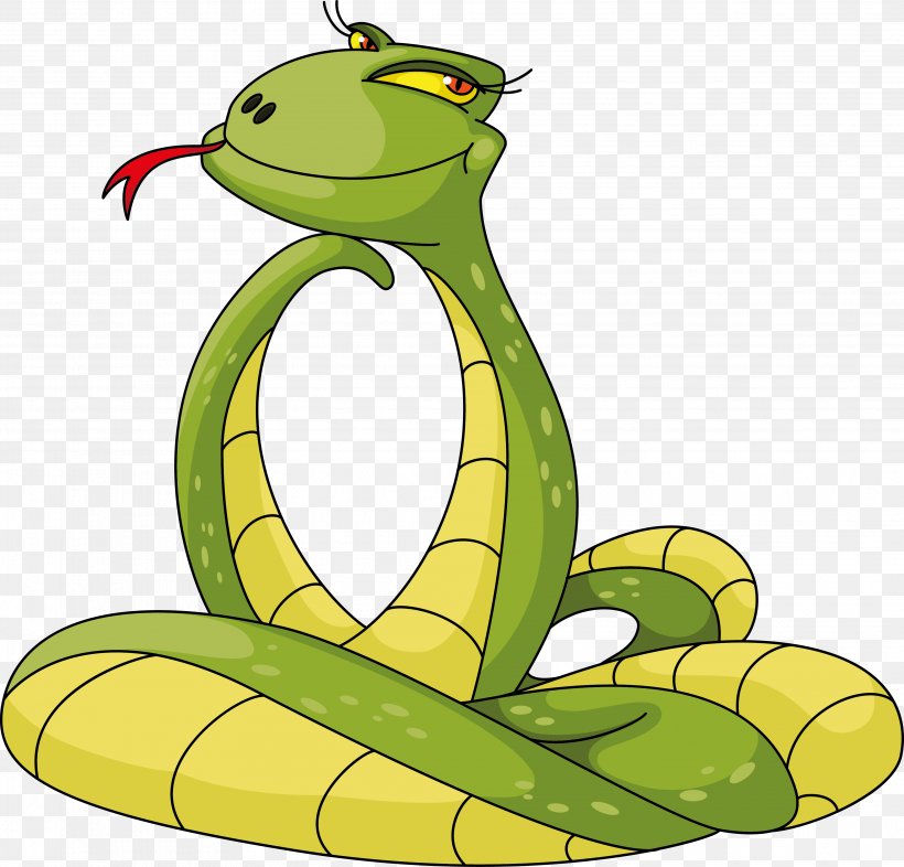 Snake Royalty-free Clip Art, PNG, 3932x3770px, Snake, Amphibian, Banana, Banana Family, Cartoon Download Free
