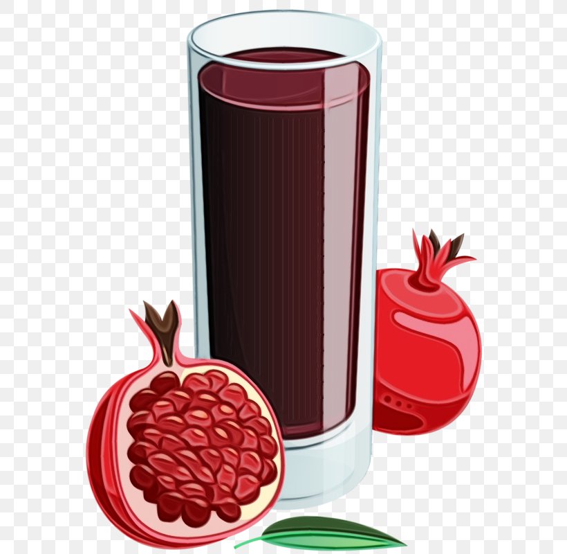 Juice Pomegranate Food Strawberry Juice Drink, PNG, 587x800px, Watercolor, Cranberry Juice, Drink, Food, Ingredient Download Free