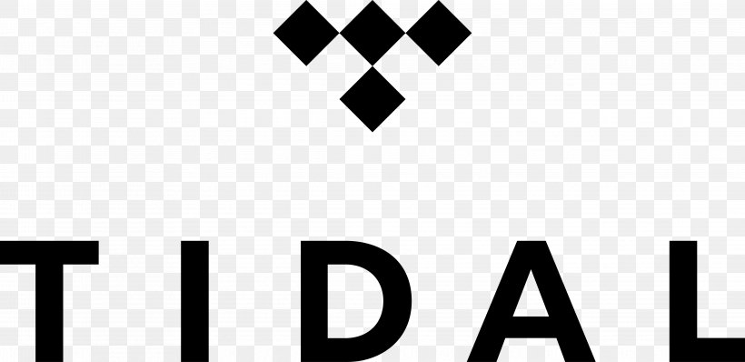 Tidal Logo, PNG, 4357x2119px, Tidal, Black And White, Brand, Business, Diagram Download Free