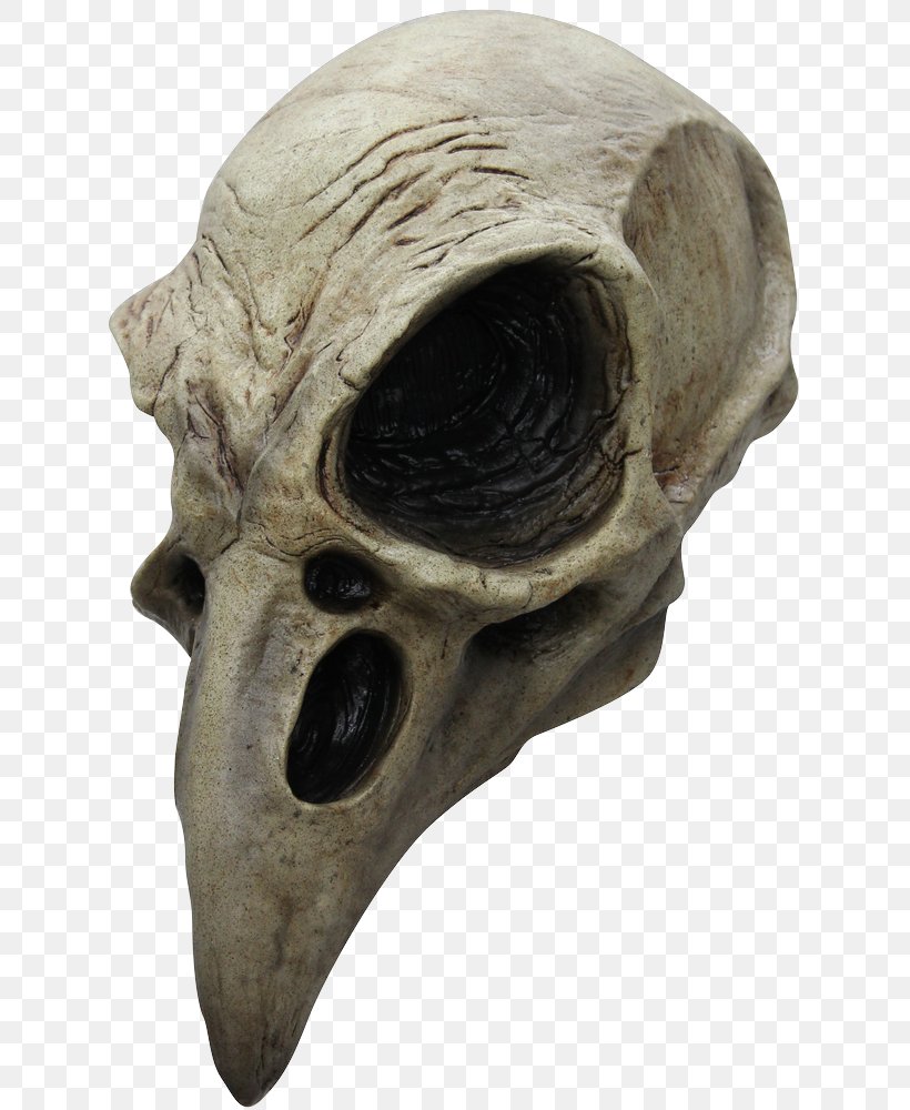 Crows Bird Skull Mask Halloween Costume, PNG, 634x1000px, Crows, Artifact, Beak, Bird, Bone Download Free