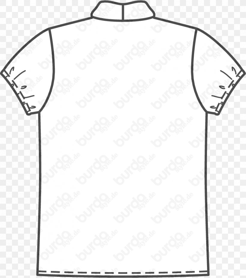 T-shirt Fashion Burda Style Active Shirt Pattern, PNG, 839x950px, Tshirt, Active Shirt, Black, Black And White, Blouse Download Free