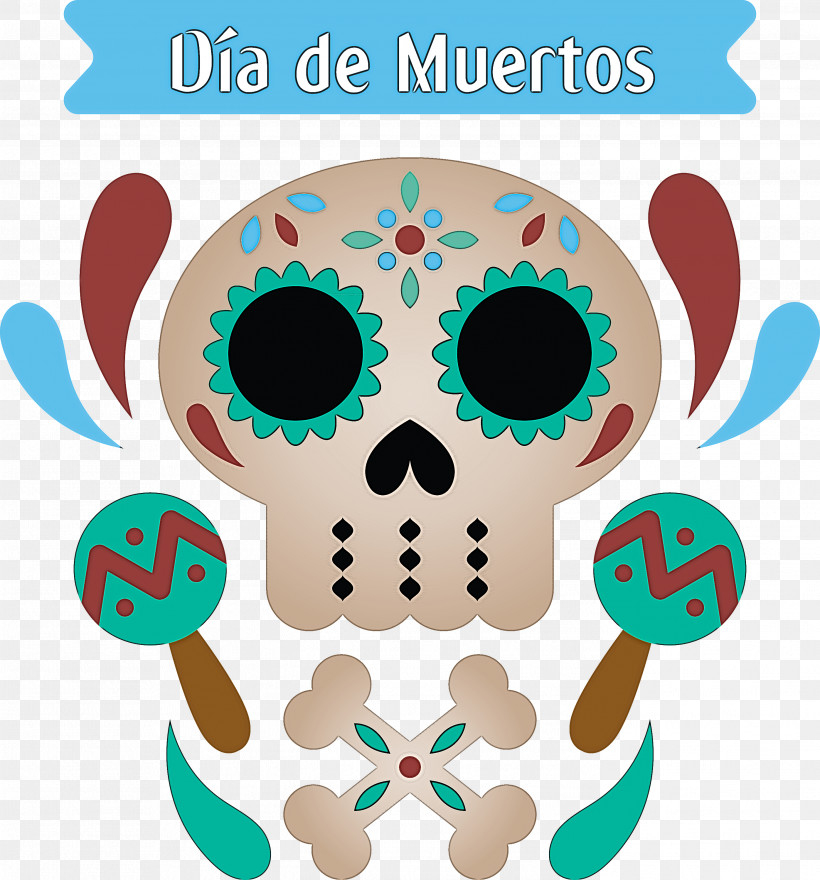 Day Of The Dead Día De Muertos, PNG, 2793x2999px, Day Of The Dead, Cartoon, D%c3%ada De Muertos, Digital Art, Drawing Download Free