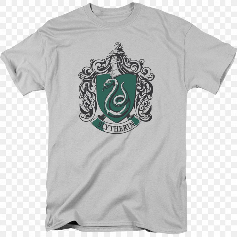 T-shirt Slytherin House Hogwarts Hoodie Clothing, PNG, 850x850px, Tshirt, Active Shirt, Brand, Clothing, Crew Neck Download Free