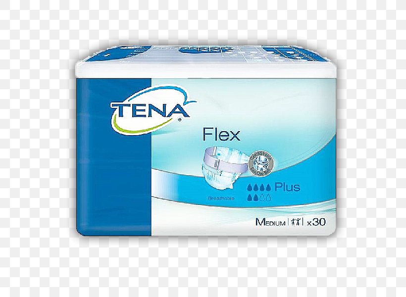 TENA Incontinence Pad Sanitary Napkin Urinary Incontinence Personal Care, PNG, 600x600px, Tena, Brand, Diaper, Health Care, Hygiene Download Free