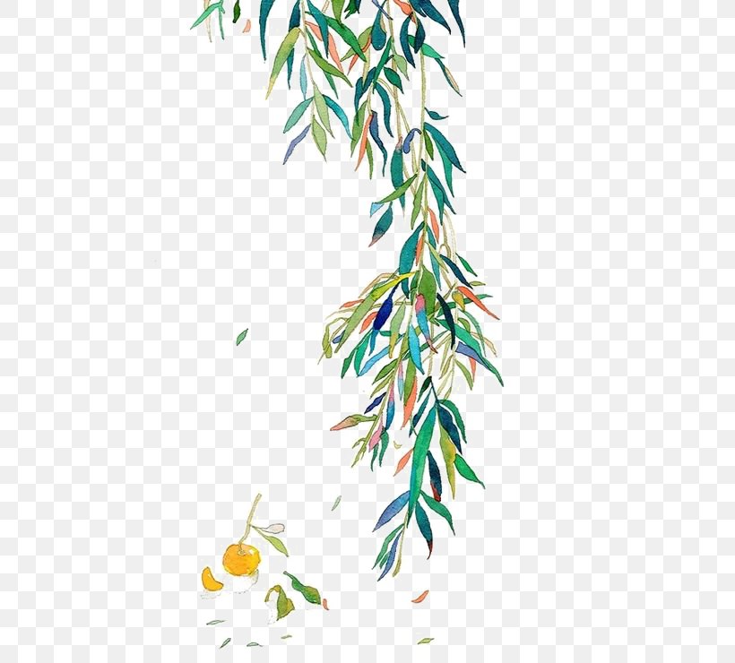 Watercolor Painting Leaf Twig, PNG, 564x740px, Watercolor Painting, Advertising, Branch, Flora, Floral Design Download Free