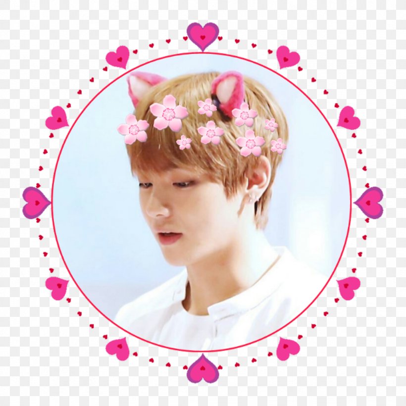 Aesthetics Wanna One Drawing K-pop, PNG, 1024x1024px, Watercolor, Cartoon, Flower, Frame, Heart Download Free