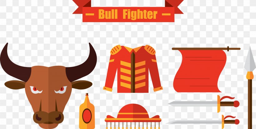 Bullfighting Warrior Supplies, PNG, 5650x2857px, Bullfighting, Brand, Bullfighter, Cattle Like Mammal, Clip Art Download Free