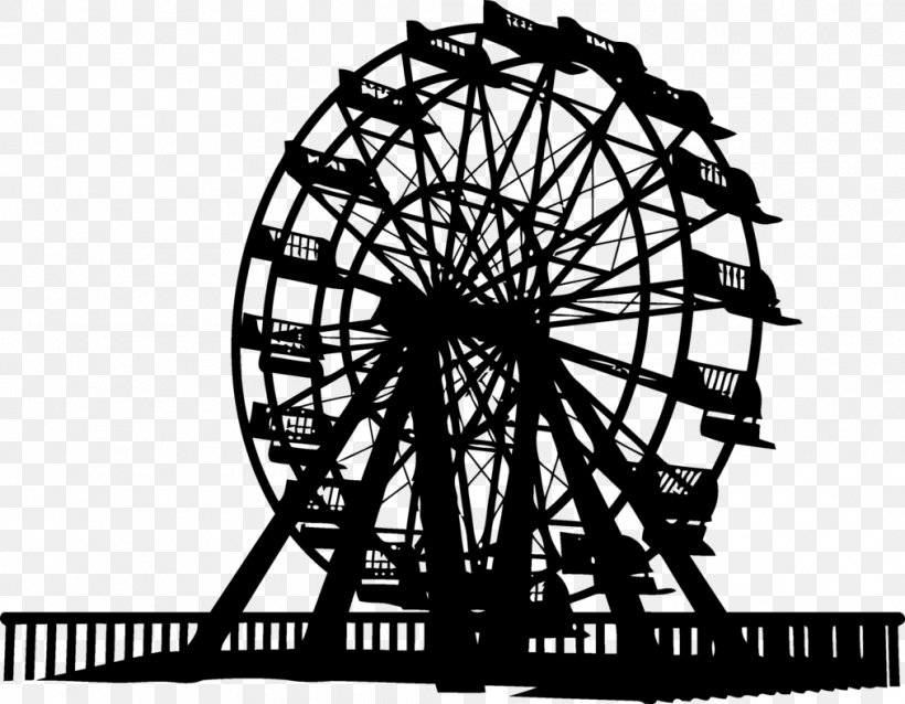 Car Ferris Wheel Clip Art, PNG, 1013x789px, Car, Automotive Tire, Black And White, Cartoon, Ferris Wheel Download Free