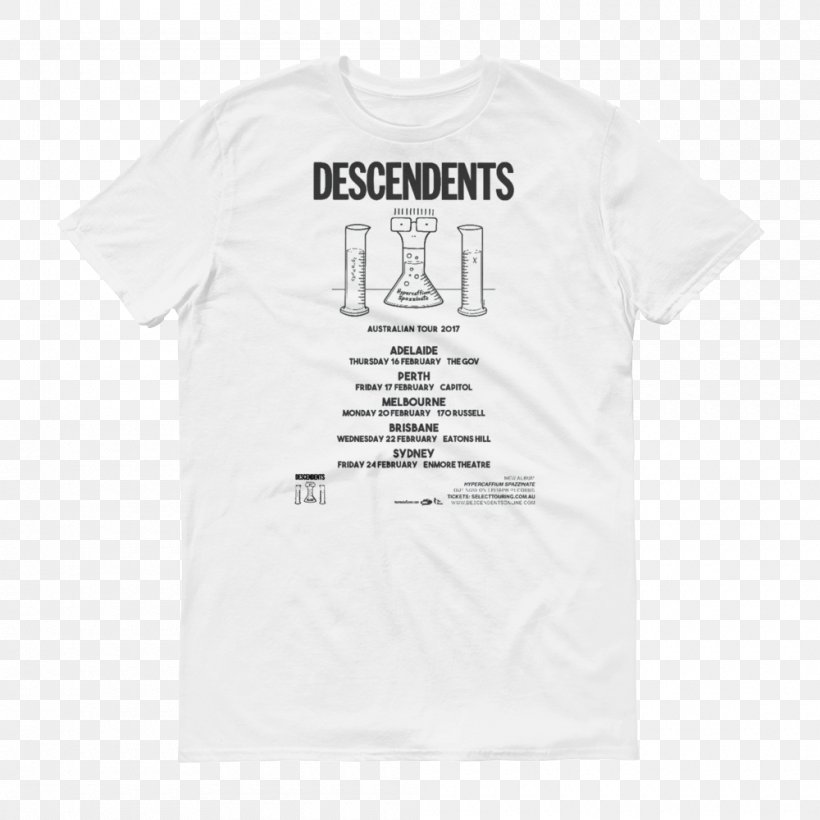 T-shirt Enjoy! Descendents Milo Goes To College Phonograph Record, PNG, 1000x1000px, Tshirt, Active Shirt, Brand, Clothing, Descendents Download Free