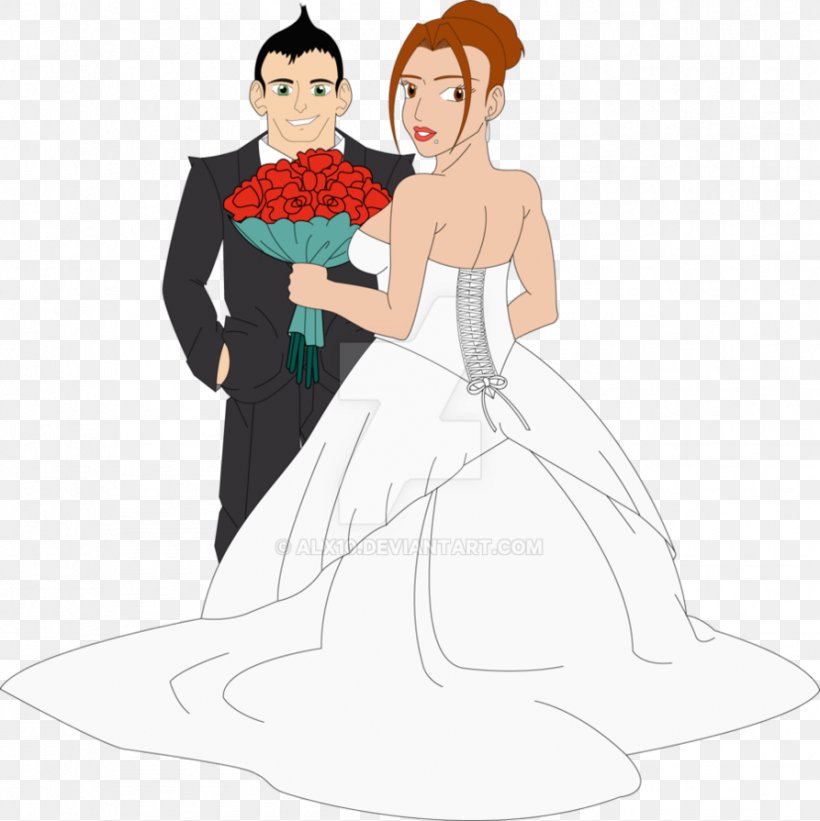 Wedding Invitation Clip Art Bride Convite, PNG, 893x895px, Watercolor, Cartoon, Flower, Frame, Heart Download Free