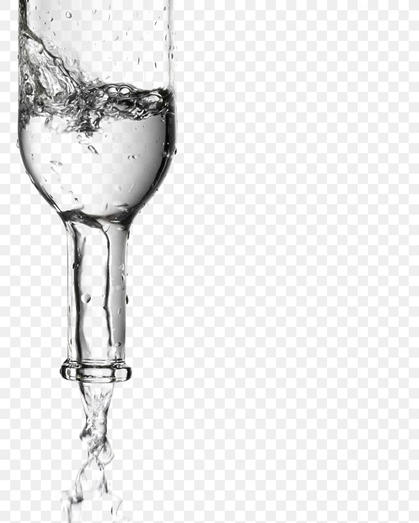 Bottle Water Glass Stock Photography, PNG, 768x1024px, Bottle, Barware, Black And White, Bottled Water, Champagne Stemware Download Free