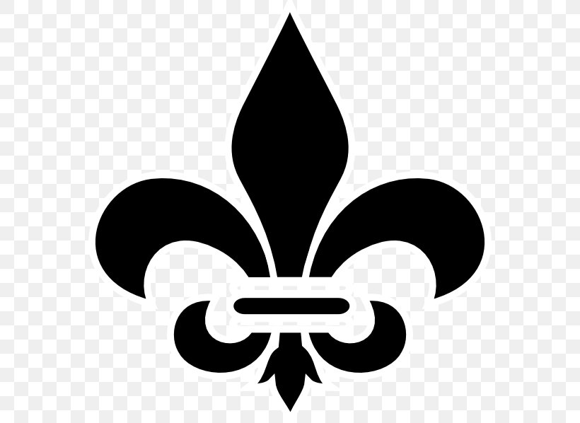 New Orleans Saints Fleur-de-lis Clip Art, PNG, 570x598px, New Orleans, Black And White, Drawing, Fleurdelis, Free Content Download Free