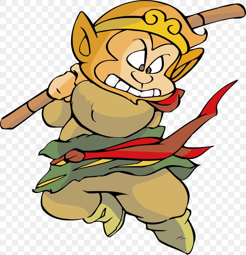 Sun Wukong Journey To The West Cartoon, PNG, 4632x4812px, Sun Wukong, Adobe Flash, Animation, Art, Cartoon Download Free
