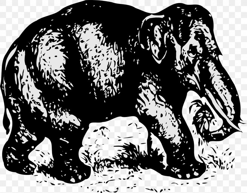 Asian Elephant Clip Art, PNG, 1920x1505px, Elephant, African Elephant, Art, Asian Elephant, Black And White Download Free