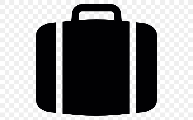 Baggage Suitcase Clip Art, PNG, 512x512px, Baggage, Backpack, Bag, Black, Black And White Download Free