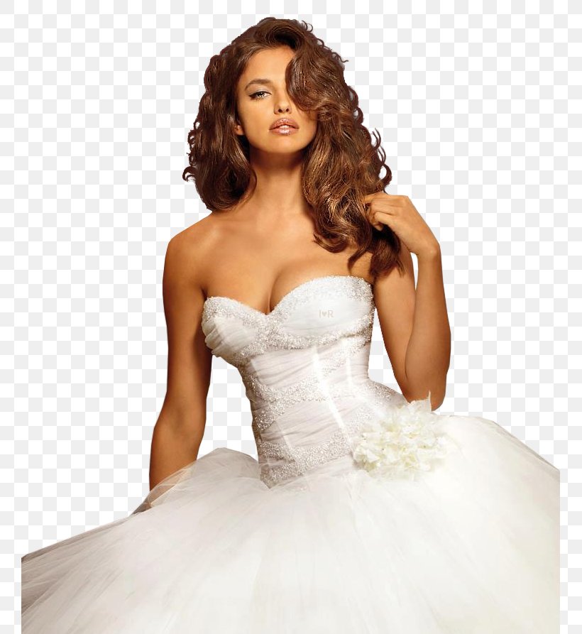 Irina Shayk Wedding Dress Bride Model, PNG, 759x893px, Watercolor, Cartoon, Flower, Frame, Heart Download Free