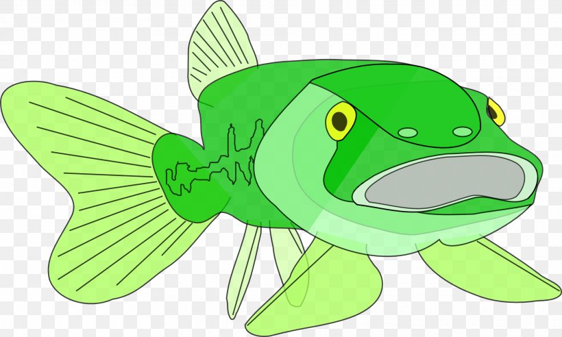 Largemouth Bass Fish Clip Art, PNG, 1920x1153px, Largemouth Bass, Amphibian, Animal, Animation, Bass Download Free