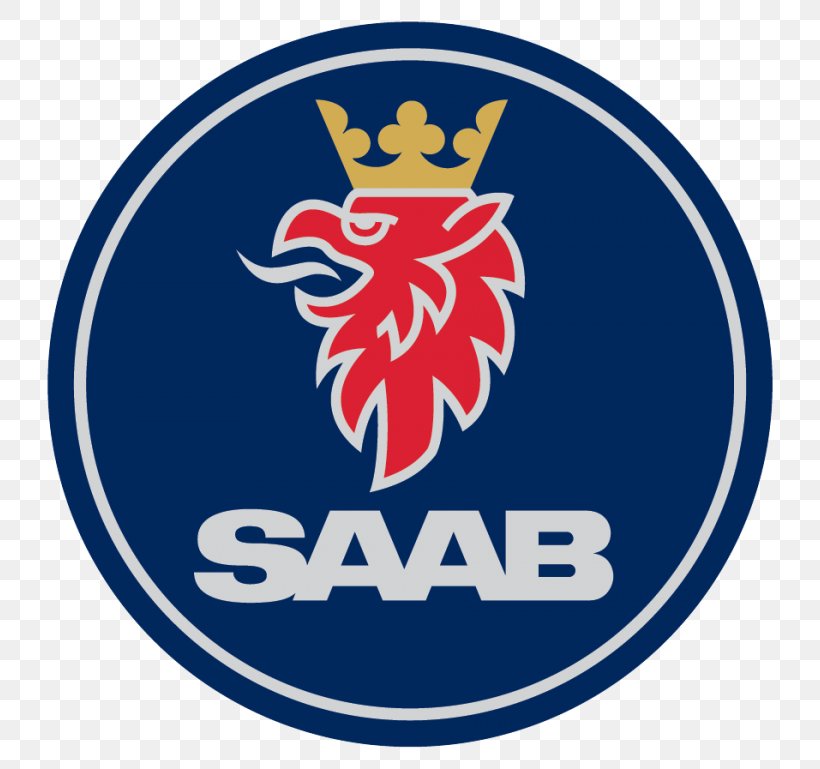 Saab Automobile Car Scania AB Saab 37 Viggen, PNG, 768x769px, Saab Automobile, Area, Badge, Brand, Car Download Free