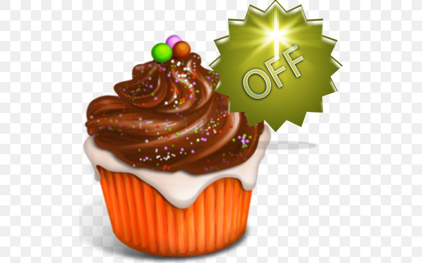 Cupcake Muffin Bakery Tea, PNG, 512x512px, Cupcake, Bakery, Baking, Buttercream, Cake Download Free