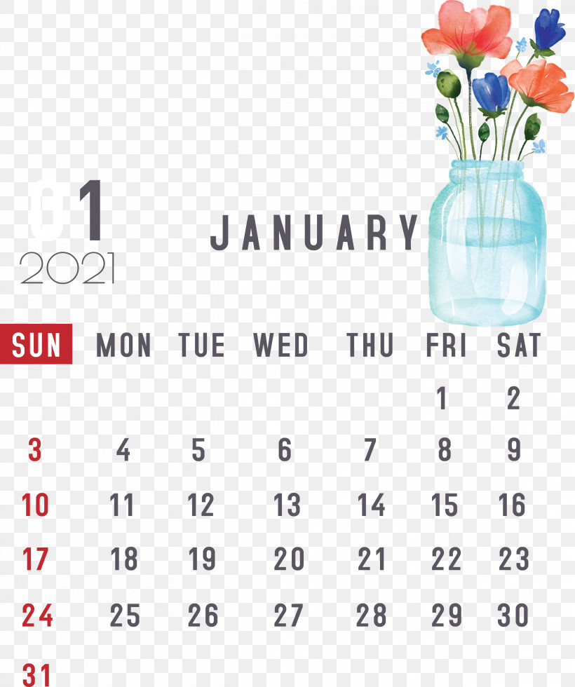 January 2021 Printable Calendar January Calendar, PNG, 2509x3000px, 2021 Calendar, January, Calendar System, Drinkware, Geometry Download Free