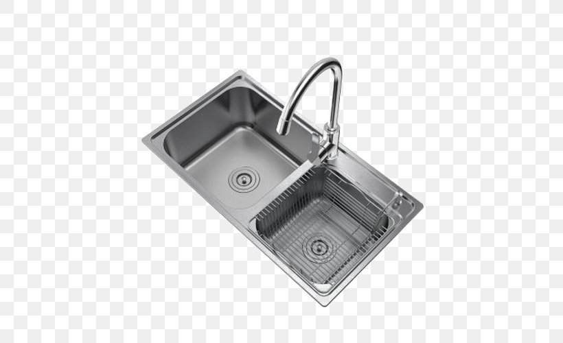 Kitchen Sink Tap Stainless Steel, PNG, 500x500px, Watercolor, Cartoon, Flower, Frame, Heart Download Free