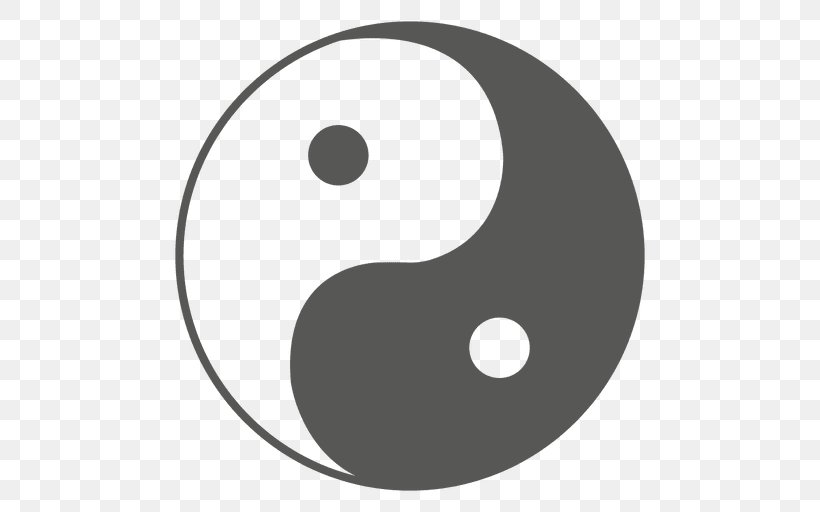 Symbol Yin And Yang, PNG, 512x512px, Symbol, Black And White, Computer Font, Vexel, Yin And Yang Download Free
