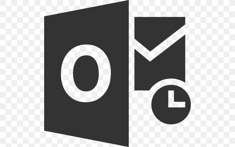 Outlook.com Microsoft Outlook Email, PNG, 512x512px, Outlookcom, Black And White, Brand, Email, Favicon Download Free