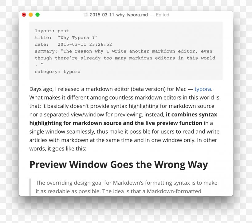 Document Markdown Text Editor Typora Sublime Text, PNG, 1478x1310px, Document, Area, Brand, Computer Software, Editing Download Free