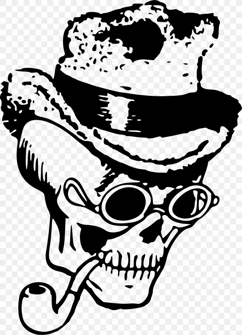 Skull Visual Arts Hat Clip Art, PNG, 1730x2395px, Skull, Art, Artwork, Behavior, Black And White Download Free