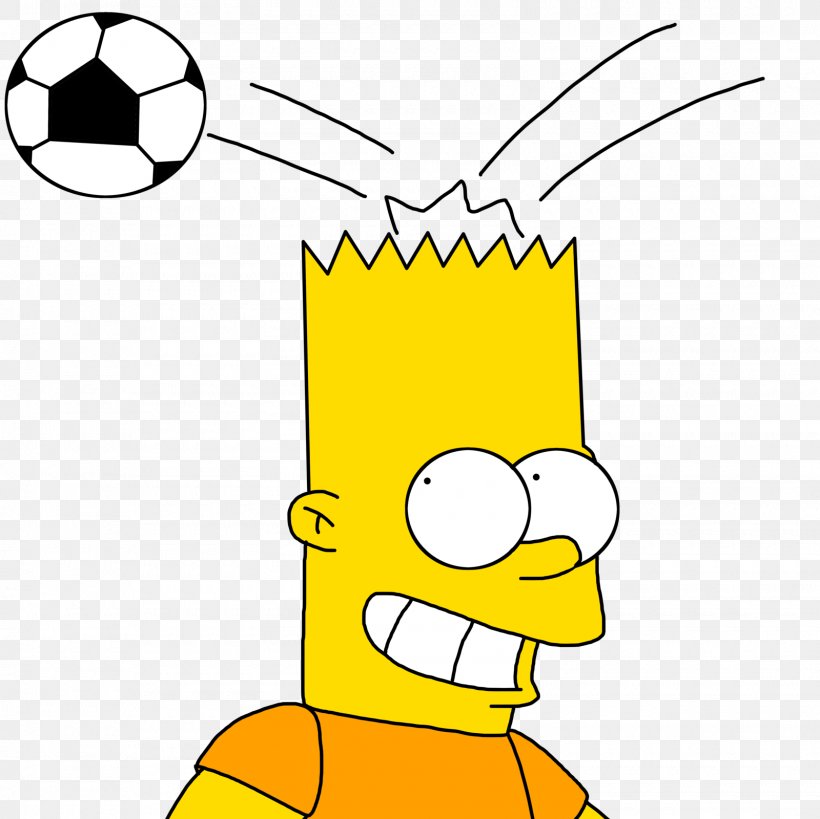 Bart Simpson Homer Simpson Lisa Simpson Football, PNG, 1600x1600px, Bart Simpson, American Footballs, Area, Artwork, Ball Download Free
