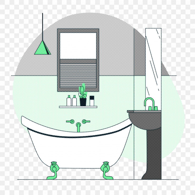 Bathroom, PNG, 2000x2000px, Bathroom, Architecture, Cartoon, Drawing, Interior Design Services Download Free