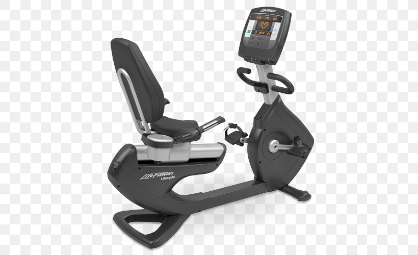 Exercise Bikes Recumbent Bicycle Life Fitness, PNG, 500x500px, Exercise Bikes, Aerobic Exercise, Bicycle, Chair, Elliptical Trainer Download Free