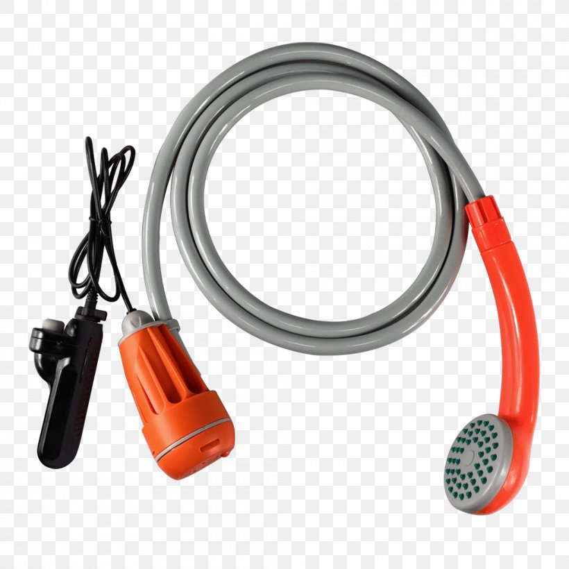 Outdoor Recreation Camping Shower Electrical Cable, PNG, 1000x1000px, Outdoor Recreation, Brand, Cable, Camping, Electric Battery Download Free