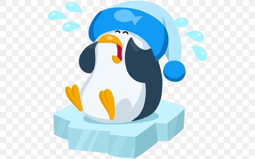 Penguin Telegram Sticker VKontakte Clip Art, PNG, 512x512px, Penguin, Beak, Bird, Computer, Computer Software Download Free