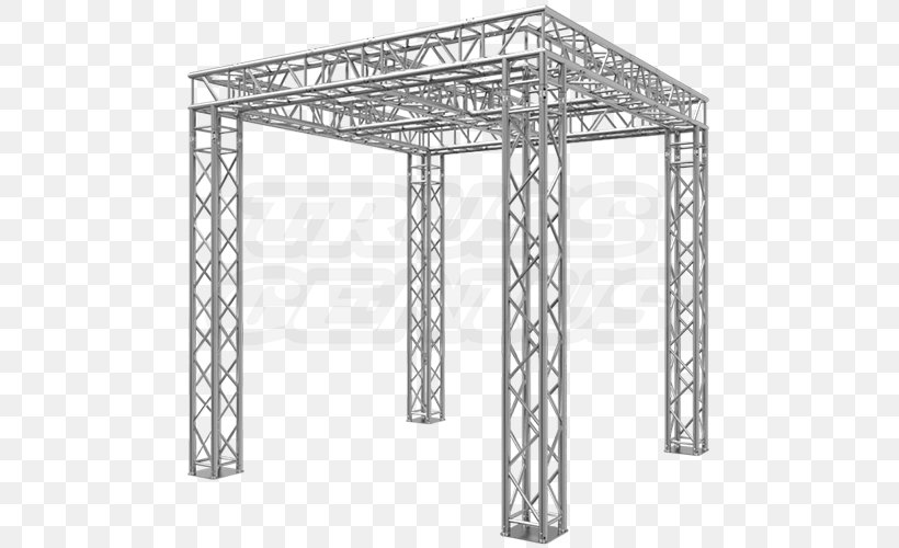 Truss Beam Trade Show Display Girder Steel, PNG, 500x500px, Truss, Arch, Banner, Beam, Black And White Download Free